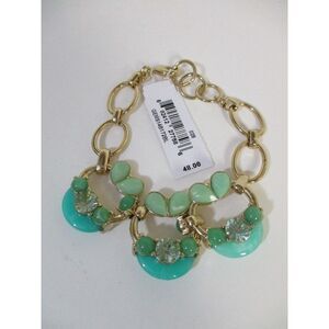 Lee by Lee Angel 'Soleil' Link Bracelet NWT $48 Green